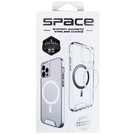 Накладка TPU Space Case with Magnetic для iPhone 13 mini- прозорий — изображение 2