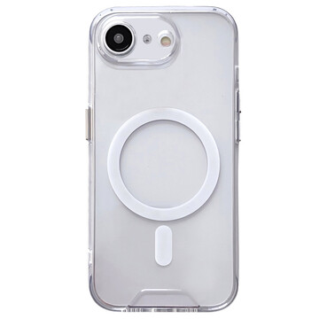 Накладка TPU Space Case with Magnetic для iPhone 16e / iPhone 17e- прозорий