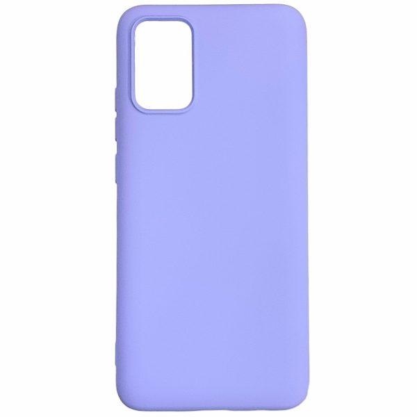 Накладка (з мікрофіброю) Aspor Silicone Full для Samsung S20 Ultra- фіолетовий