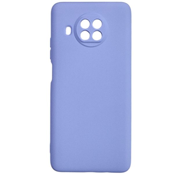 Накладка (з мікрофіброю) Aspor Silicone Full для Xiaomi Mi 10T Lite- фіолетовий
