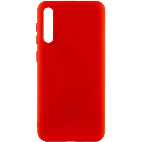 Накладка (з мікрофіброю) GETMAN Liquid Silk для Samsung A50 / A50s / A30s- червоний