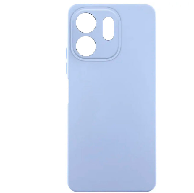 Накладка (з мікрофіброю) GETMAN Liquid Silk Full Camera для Infinix Smart 9 4G / Hot 50i- бузковий