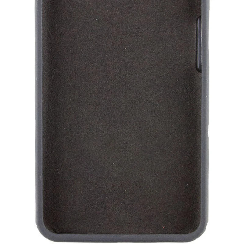 Накладка (з мікрофіброю) GETMAN Liquid Silk Full Camera для Samsung A15 4G/5G / M15 5G- чорний — изображение 2