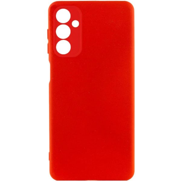Накладка (з мікрофіброю) GETMAN Liquid Silk Full Camera для Samsung A16 4G/5G- червоний