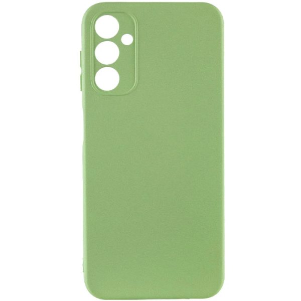 Накладка (з мікрофіброю) GETMAN Liquid Silk Full Camera для Samsung A16 4G/5G- фісташковий