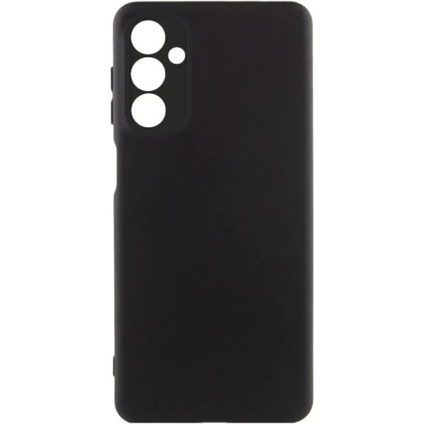 Накладка (з мікрофіброю) GETMAN Liquid Silk Full Camera для Samsung A25 5G- чорний