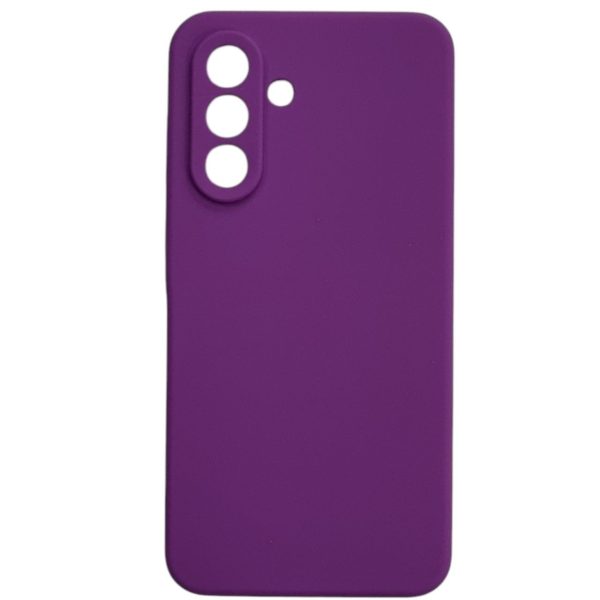Накладка (з мікрофіброю) GETMAN Liquid Silk Full Camera для Samsung A34 5G- фіолетовий