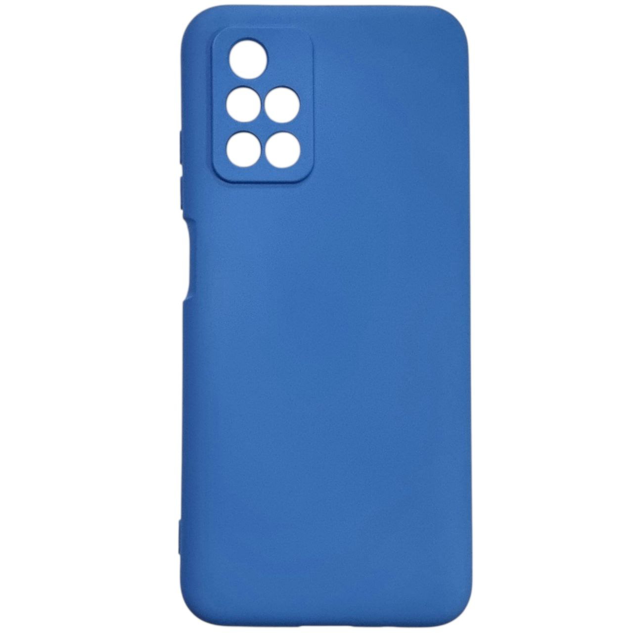 Накладка (з мікрофіброю) GETMAN Liquid Silk Full Camera для Xiaomi Redmi 10- королівський синій
