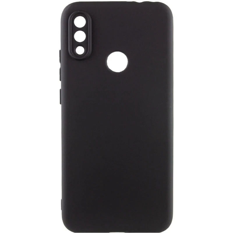 Накладка (з мікрофіброю) GETMAN Liquid Silk Full Camera для Xiaomi Redmi Note 7 / Note 7 Pro- чорний