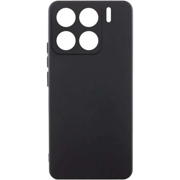 Накладка (з мікрофіброю) Silicone Cover Lakshmi Full Camera для Xiaomi 15- чорний