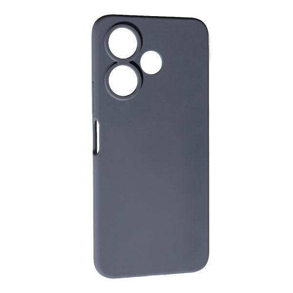 Накладка (з мікрофіброю) Soft Silk для Xiaomi Redmi 13 4G / Poco M6 4G- сірий