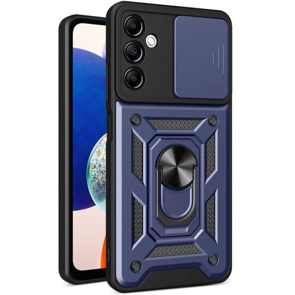 Протиударний чохол Camshield Serge Ring для Samsung A15 4G/5G- синій