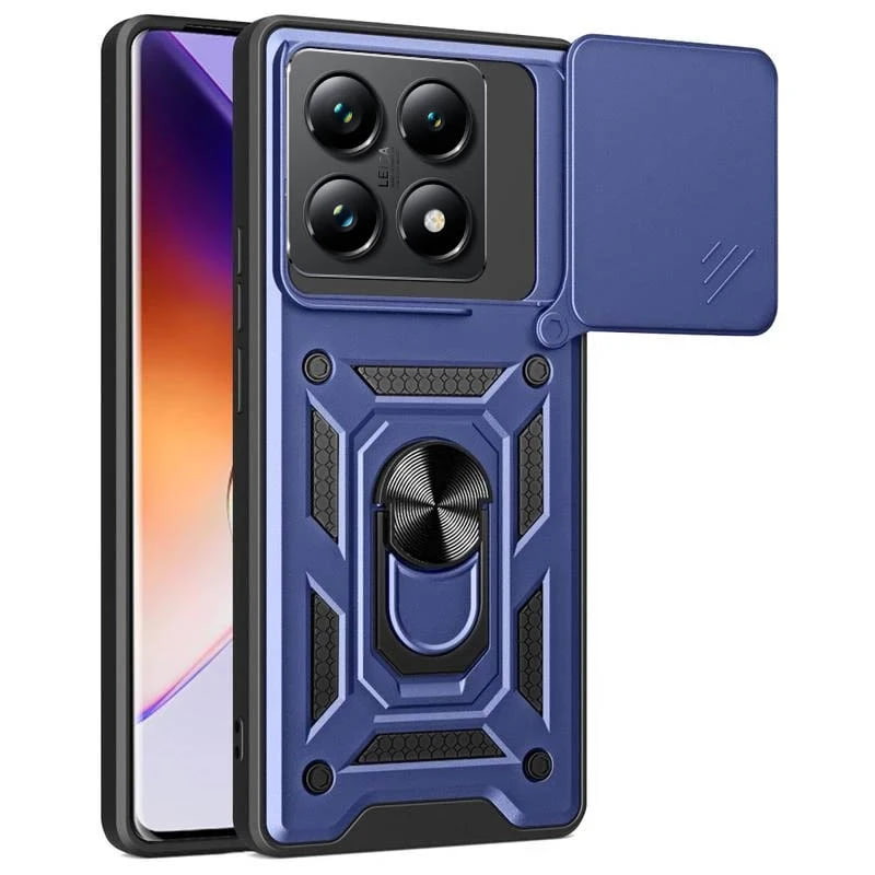 Протиударний чохол Camshield Serge Ring для Xiaomi 14T- синій