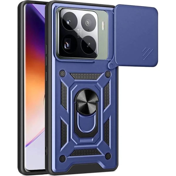 Протиударний чохол Camshield Serge Ring для Xiaomi 15 Pro- синій