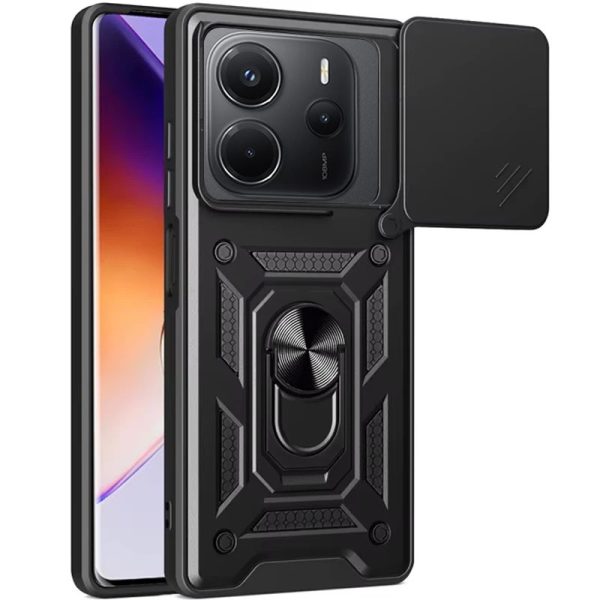 Протиударний чохол Camshield Serge Ring для Xiaomi Redmi Note 14 4G (UA/Europe)- чорний