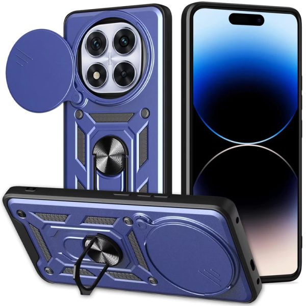 Протиударний чохол Camshield Serge Ring для Xiaomi Redmi Note 14 Pro 5G / Poco X7- синій