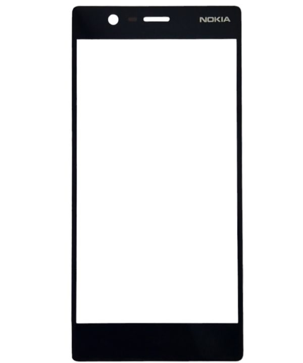 Скло дисплея з OCA-плівкою для Nokia 3 (TA-1020) Black