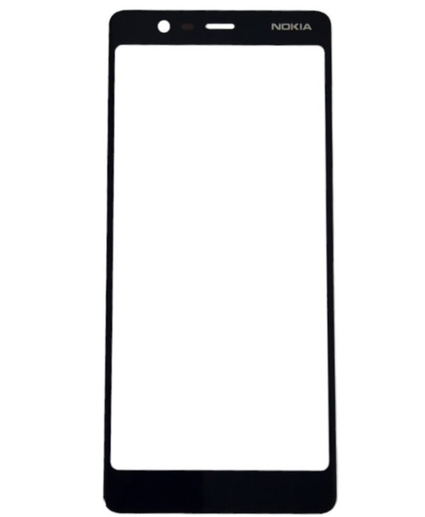Скло дисплея з OCA-плівкою для Nokia 5.1 (TA-1061) Black