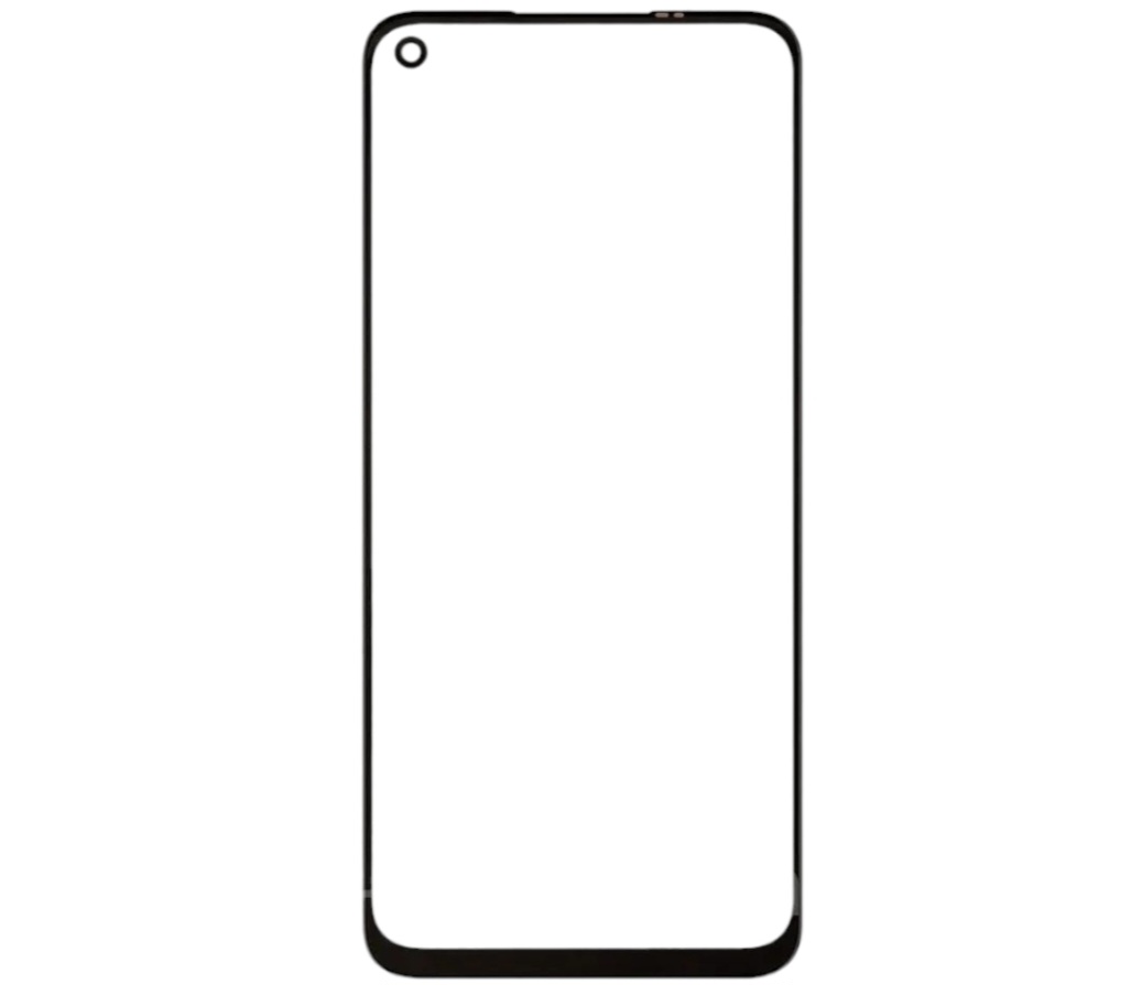 Скло дисплея з OCA-плівкою для Oppo A52 / Oppo A72 / Realme 6 Black