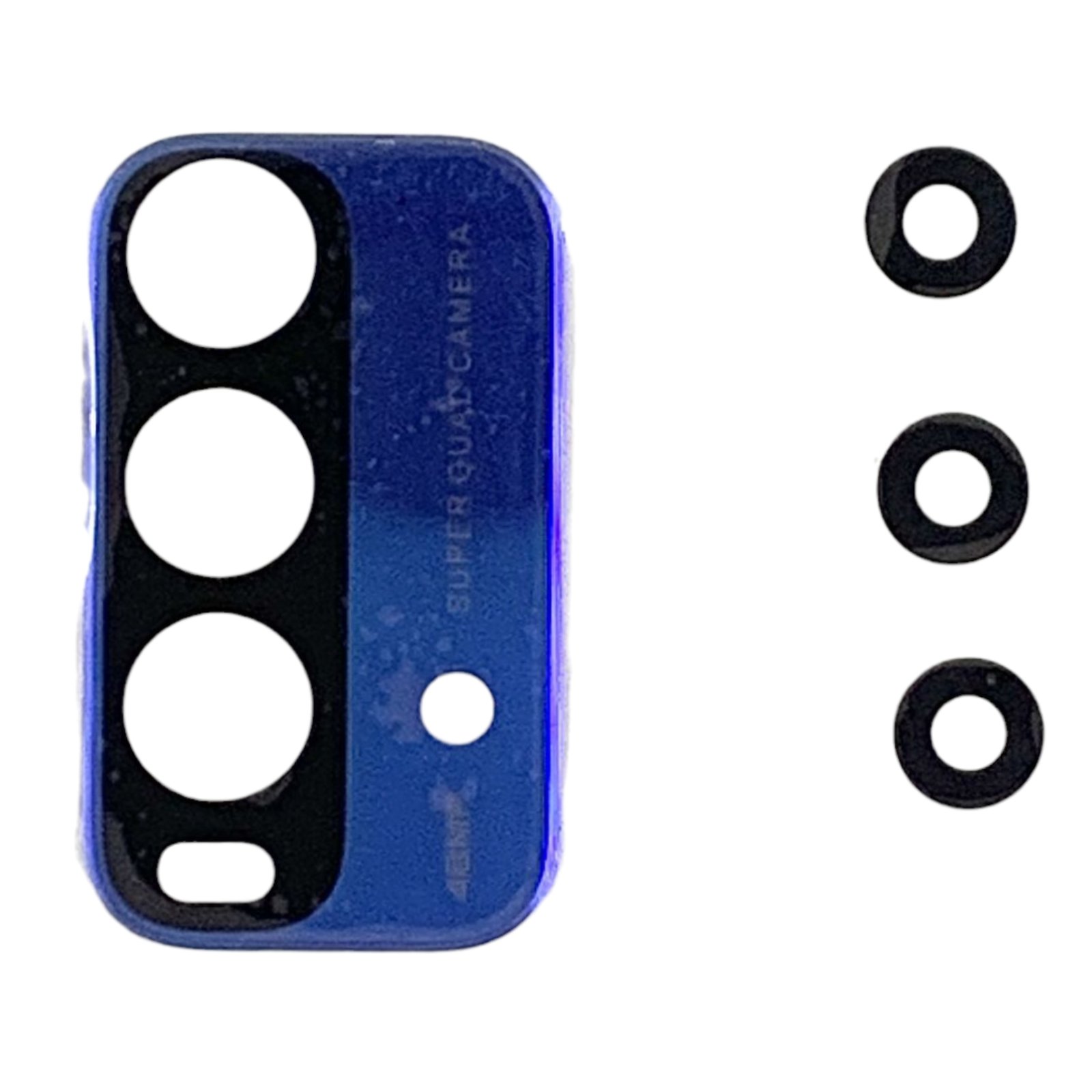 Скло камери для Xiaomi Redmi 9T (комплект) Blue