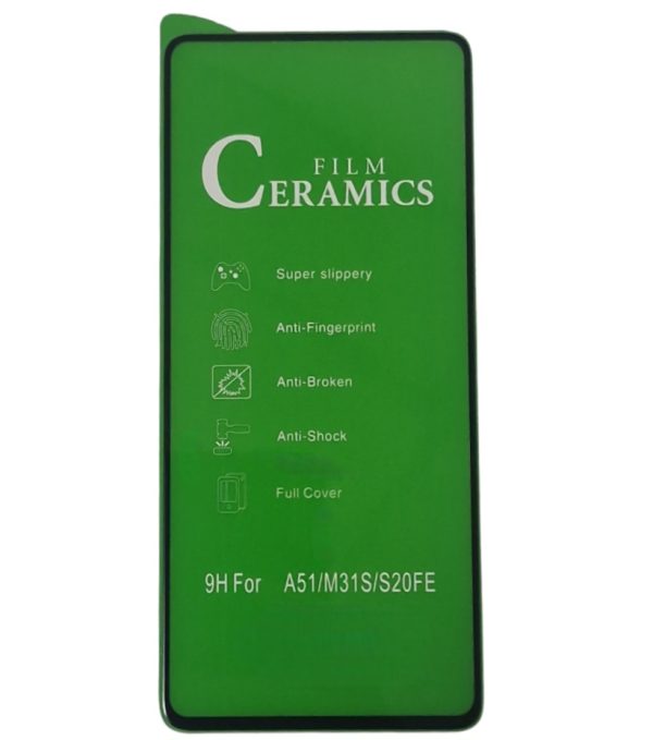 Плівка захисна CERAMiCS 9D для Samsung A51/A515/S20 FE- чорний