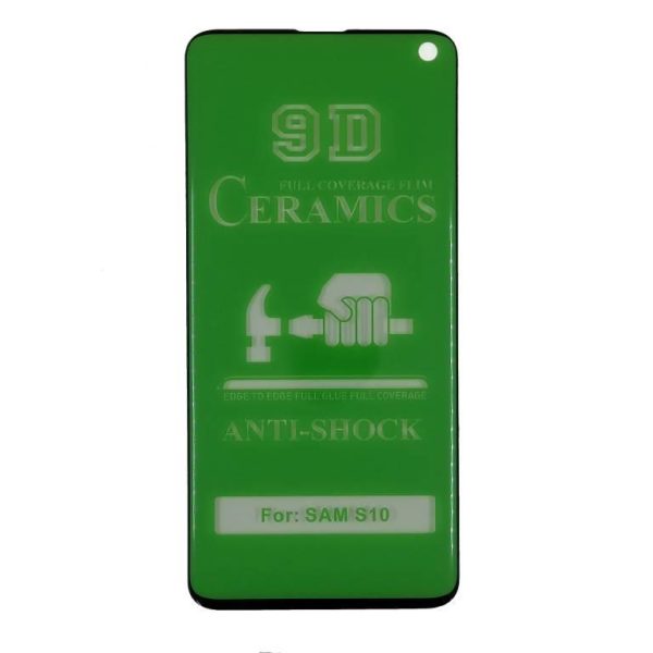 Плівка захисна CERAMiCS 9D для Samsung S10- чорний