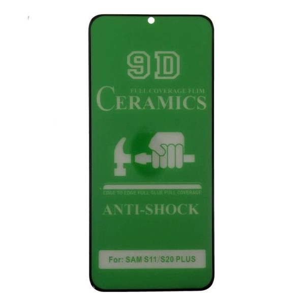 Плівка захисна CERAMiCS 9D для Samsung S20 Plus/S11- чорний