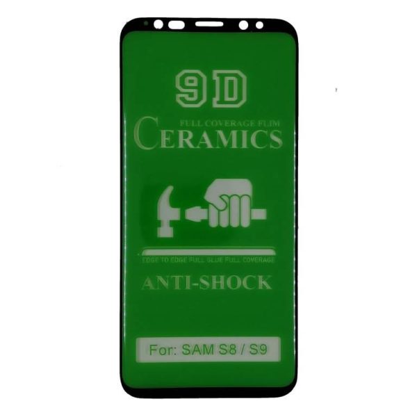Плівка захисна CERAMiCS 9D для Samsung S8/S9- чорний