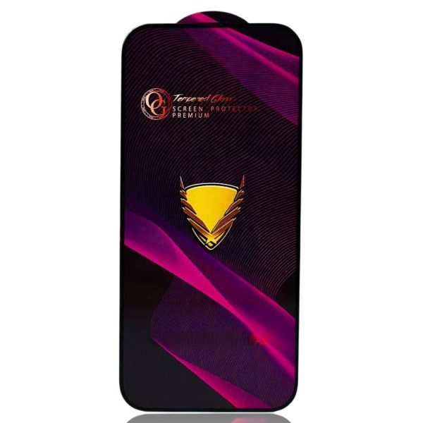 Скло захисне Tempered Glass OG Premium для iPhone 17 Pro Max- чорний