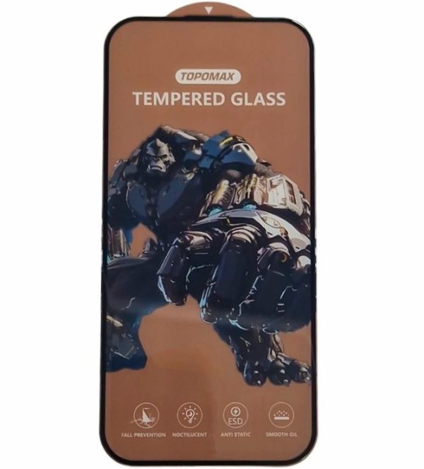 Скло захисне Topomax Box (Oleophobic) для iPhone 13 Pro / 13 / 14- чорний