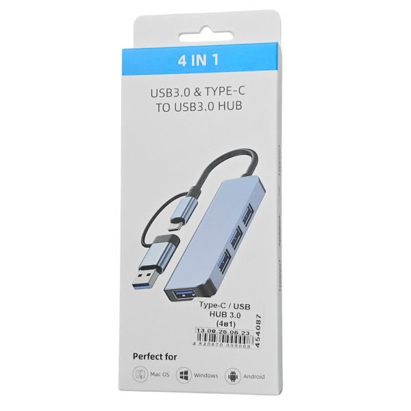 Type-C / USB HUB 3.0 (4в1)