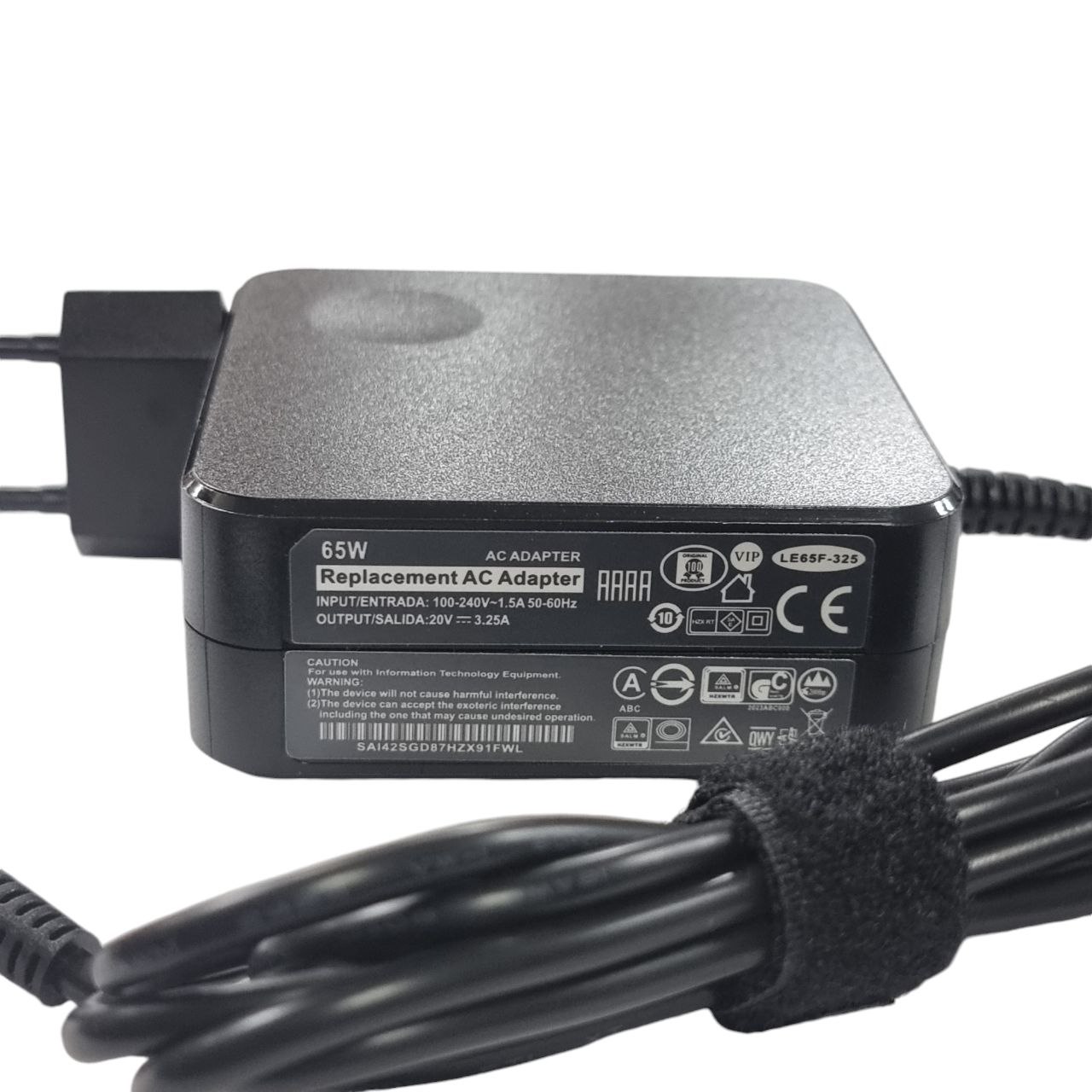 Блок живлення для ноутбука OR Lenovo 20V/3.25A (4.0*1.7) — изображение 2