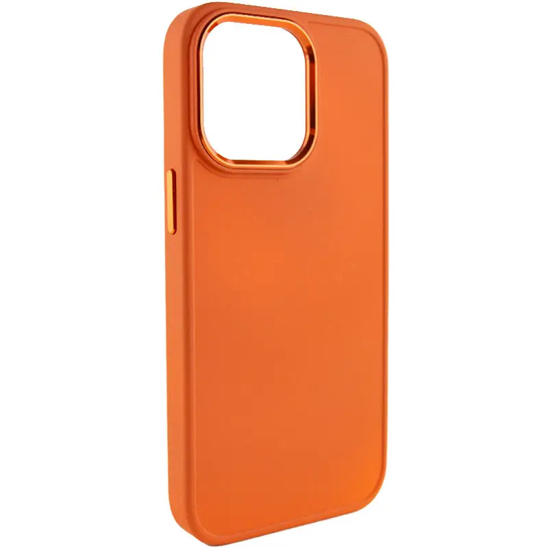 Накладка Bonbon Metal Style для iPhone 14 Pro Max (6.7`)- помаранчевий