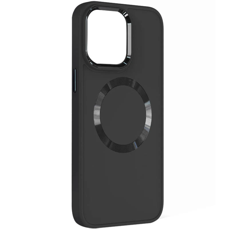 Накладка Bonbon Metal Style with Magnetic для iPhone 13- чорний