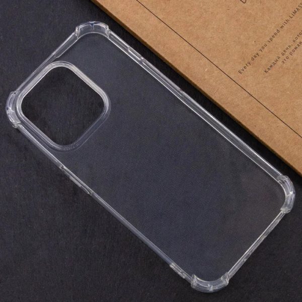 Накладка GETMAN посилені кути для iPhone 15 Pro- прозорий