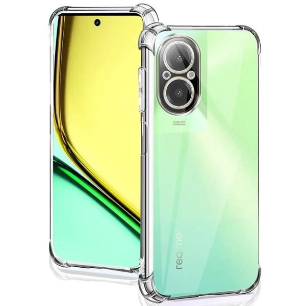 Накладка GETMAN посилені кути для Realme C67 4G- прозорий