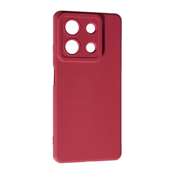 Накладка гумова SMTT для Xiaomi Redmi Note 13 5G- марсала
