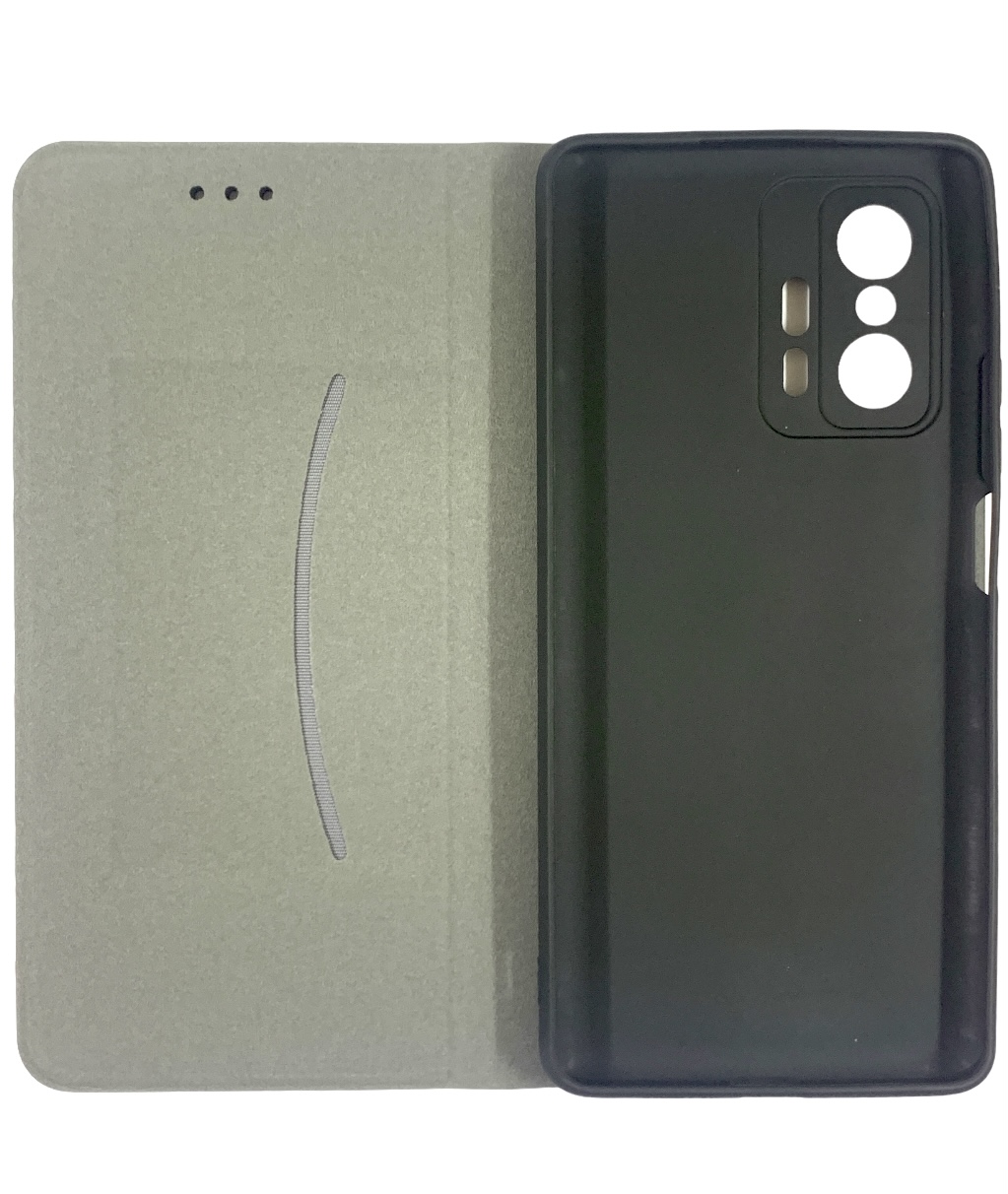 Чохол-книжка Premium Leather Case NEW для Xiaomi 11T- червоний — изображение 2