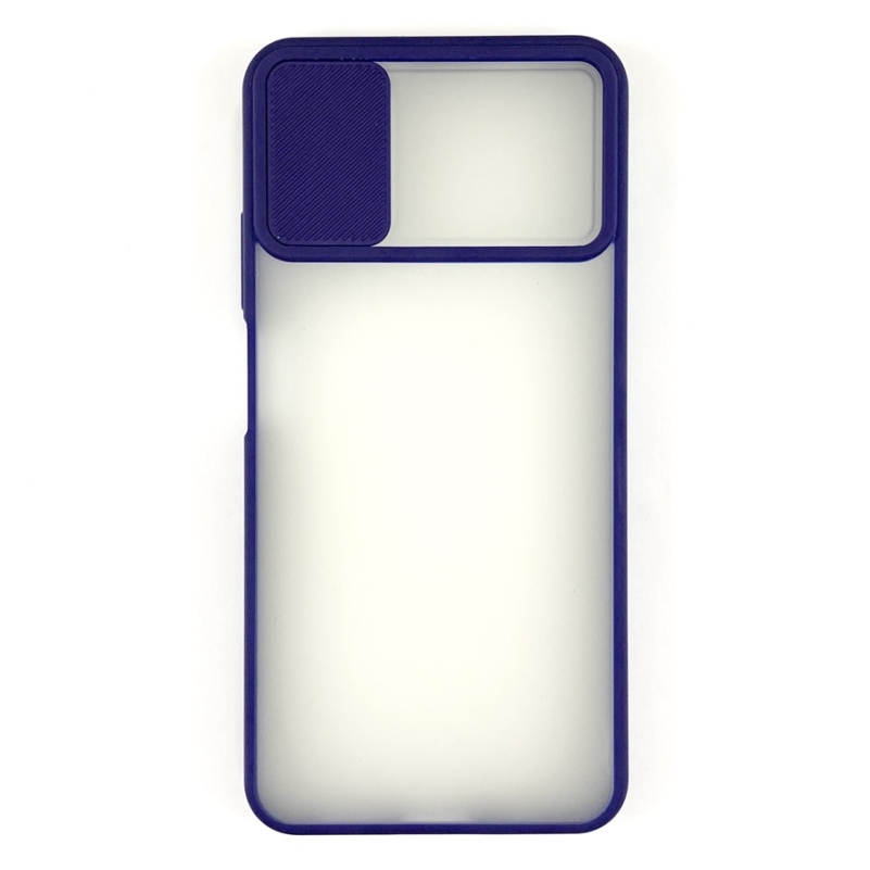 Накладка Camshield mate TPU зі шторкою на камеру для Xiaomi Poco M3- синій