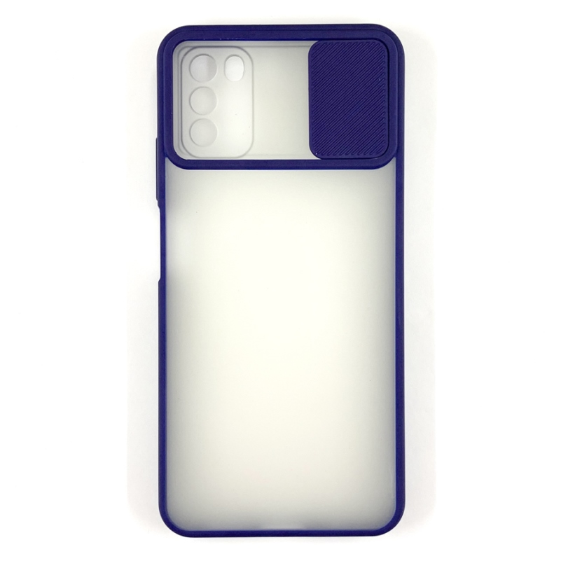 Накладка Camshield mate TPU зі шторкою на камеру для Xiaomi Poco M3- синій — изображение 2