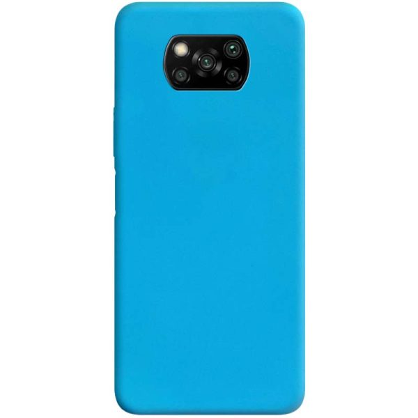 Накладка Candy для Xiaomi Poco X3- блакитний