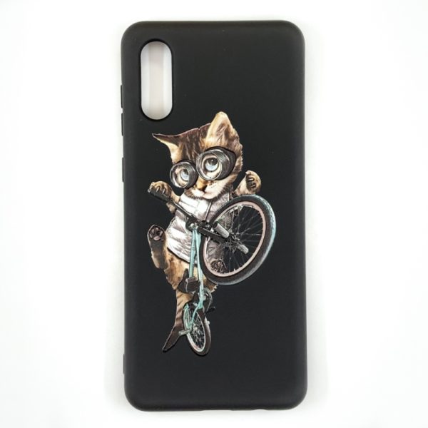 Накладка (з мікрофіброю) Case Art для Samsung A02/A022- чорний