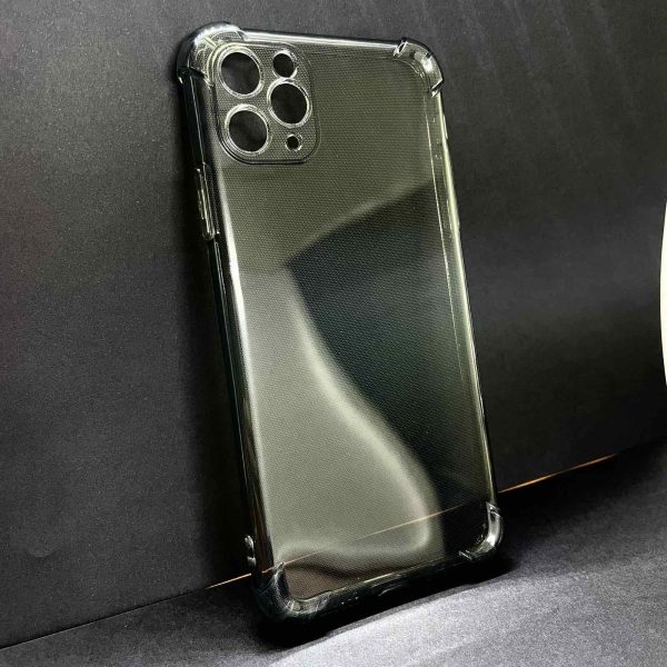 Накладка GETMAN посилені кути для iPhone 11 Pro Max- прозорий тонований