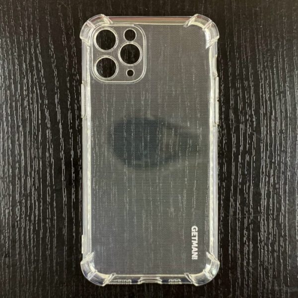Накладка GETMAN посилені кути для iPhone 11 Pro- прозорий