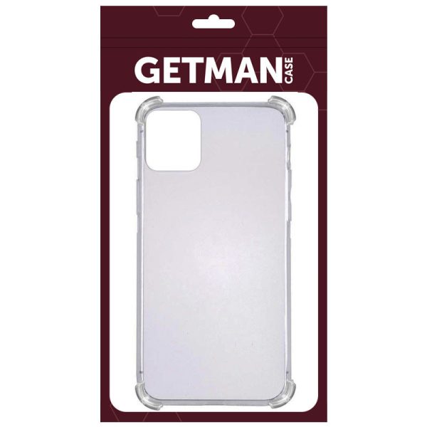 Накладка GETMAN посилені кути для iPhone 13 mini- прозорий
