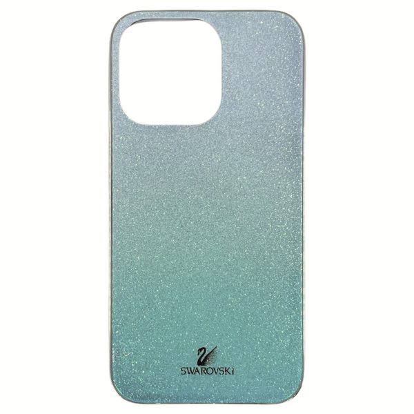Накладка Swarovski Full Camera для iPhone 13 Pro Max- бірюзовий