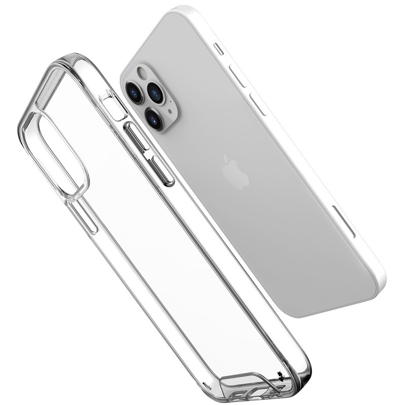 Накладка TPU Space Case transparent для iPhone 12 Pro / 12- прозорий — изображение 2