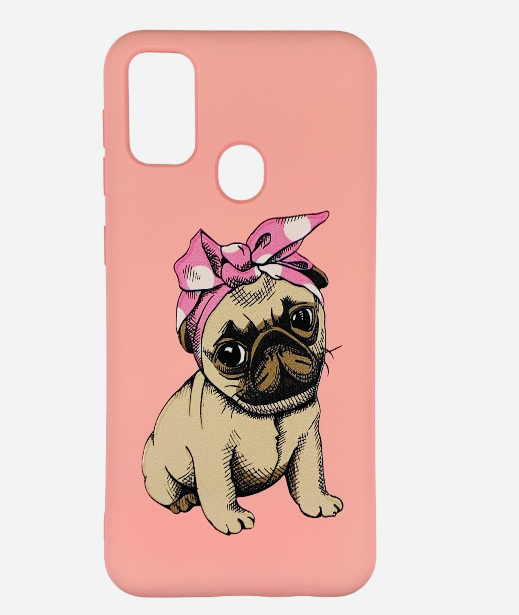Накладка (з мікрофіброю) Case Art для Samsung M30S/M307/M21/M215- рожевий