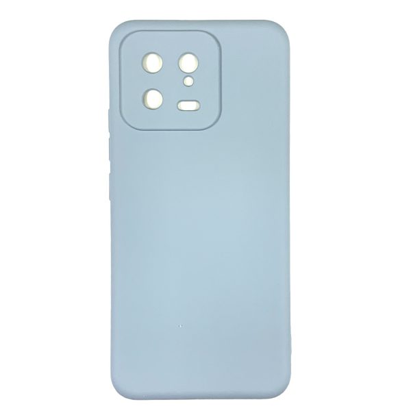 Накладка (з мікрофіброю) Soft Silk для Xiaomi 13- блакитний