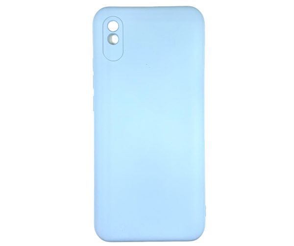 Накладка (з мікрофіброю) Soft Silk для Xiaomi Redmi 9A- блакитний